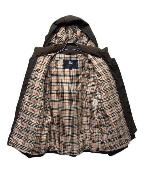 BURBERRY LONDON（バーバリーロンドン）BURBERRY LONDON (バーバリーロンドン) フーデッドダウンジャケット ブラウン サイズ:4０の古着・服飾アイテム