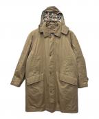 BURBERRY LONDONバーバリーロンドン）の古着「ダウンライナー付ステンカラーコート」｜カーキ