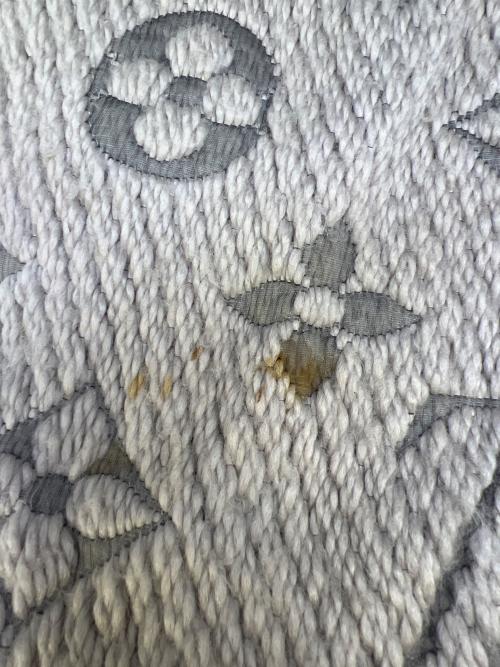 LOUIS VUITTON（ルイ ヴィトン）LOUIS VUITTON (ルイ ヴィトン) マフラー エシャルプ・ロゴマニア グレーの古着・服飾アイテム