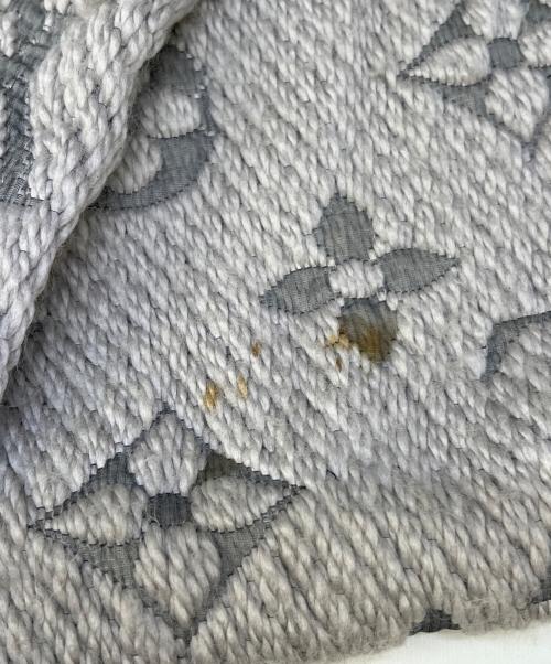 LOUIS VUITTON（ルイ ヴィトン）LOUIS VUITTON (ルイ ヴィトン) マフラー エシャルプ・ロゴマニア グレーの古着・服飾アイテム