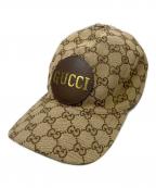 GUCCIグッチ）の古着「ベースボールキャップ」｜ベージュ