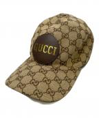 GUCCIグッチ）の古着「キャップ」｜ベージュ