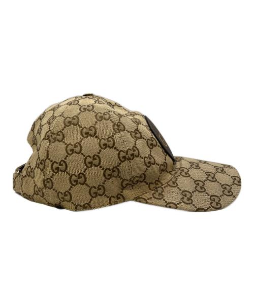 GUCCI（グッチ）GUCCI (グッチ) キャップ ベージュ サイズ:-の古着・服飾アイテム