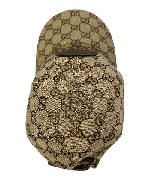 GUCCI（グッチ）GUCCI (グッチ) キャップ ベージュ サイズ:-の古着・服飾アイテム