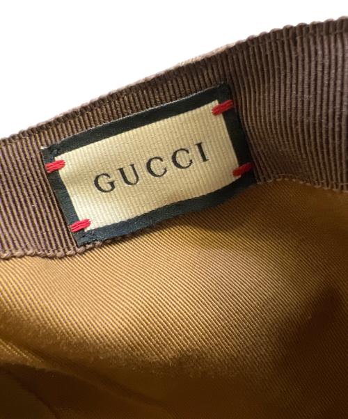 GUCCI（グッチ）GUCCI (グッチ) キャップ ベージュ サイズ:-の古着・服飾アイテム