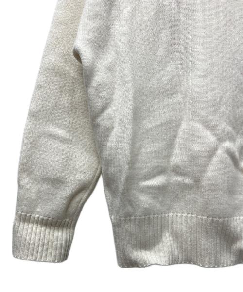 ami（アミ）ami (アミ) クルーネックニット ホワイト サイズ:Ｓの古着・服飾アイテム