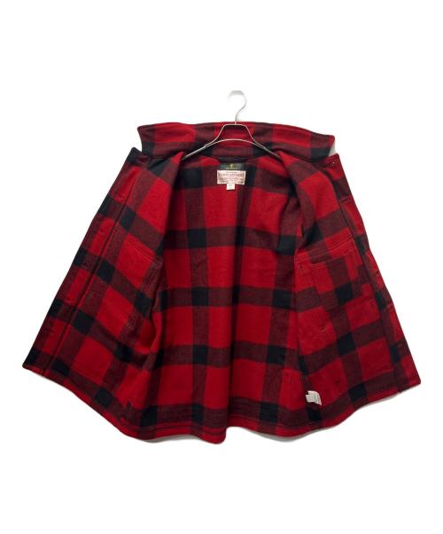 FILSON（フィルソン）FILSON (フィルソン) HUNTING WORLD (ハンティングワールド) CPOジャケット レッド×ブラック サイズ:ＸＬの古着・服飾アイテム