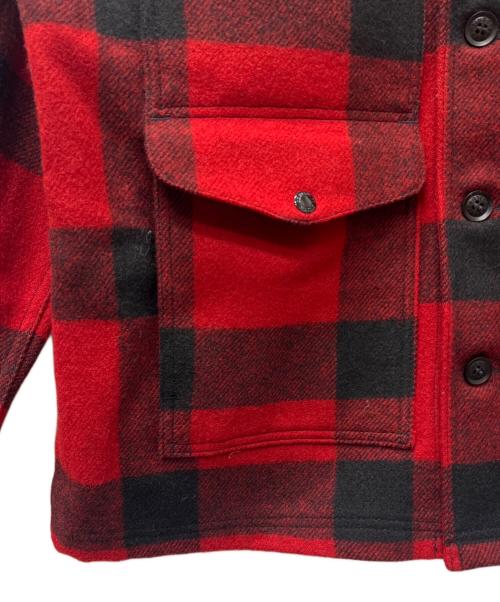 FILSON（フィルソン）FILSON (フィルソン) HUNTING WORLD (ハンティングワールド) CPOジャケット レッド×ブラック サイズ:ＸＬの古着・服飾アイテム