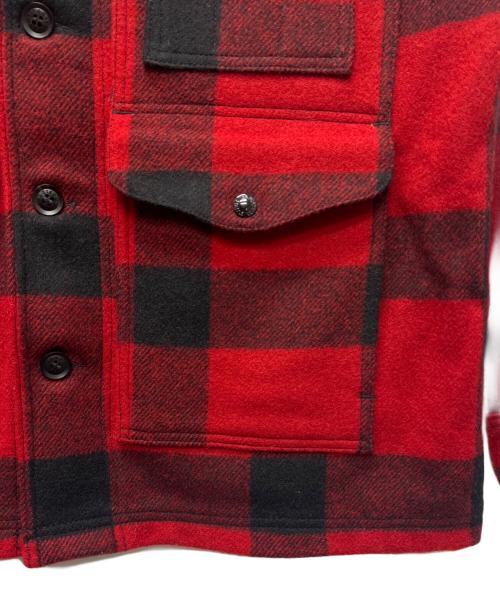 FILSON（フィルソン）FILSON (フィルソン) HUNTING WORLD (ハンティングワールド) CPOジャケット レッド×ブラック サイズ:ＸＬの古着・服飾アイテム