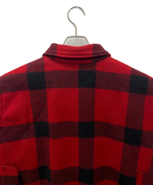 FILSON（フィルソン）FILSON (フィルソン) HUNTING WORLD (ハンティングワールド) CPOジャケット レッド×ブラック サイズ:ＸＬの古着・服飾アイテム
