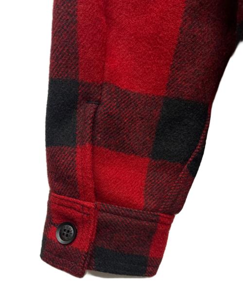 FILSON（フィルソン）FILSON (フィルソン) HUNTING WORLD (ハンティングワールド) CPOジャケット レッド×ブラック サイズ:ＸＬの古着・服飾アイテム