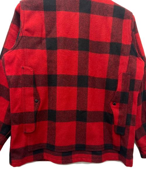 FILSON（フィルソン）FILSON (フィルソン) HUNTING WORLD (ハンティングワールド) CPOジャケット レッド×ブラック サイズ:ＸＬの古着・服飾アイテム