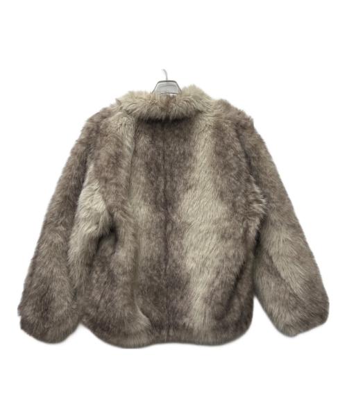 BREATH（ブレス）BREATH (ブレス) AUX FUR JACKET ブラウン サイズ:ＸＬの古着・服飾アイテム