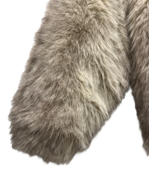 BREATH（ブレス）BREATH (ブレス) AUX FUR JACKET ブラウン サイズ:ＸＬの古着・服飾アイテム