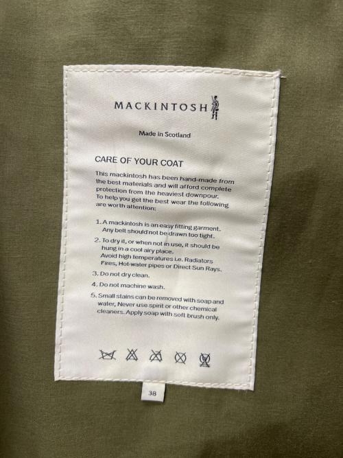 MACKINTOSH（マッキントッシュ）MACKINTOSH (マッキントッシュ) フーデッドコート オリーブ サイズ:３８の古着・服飾アイテム