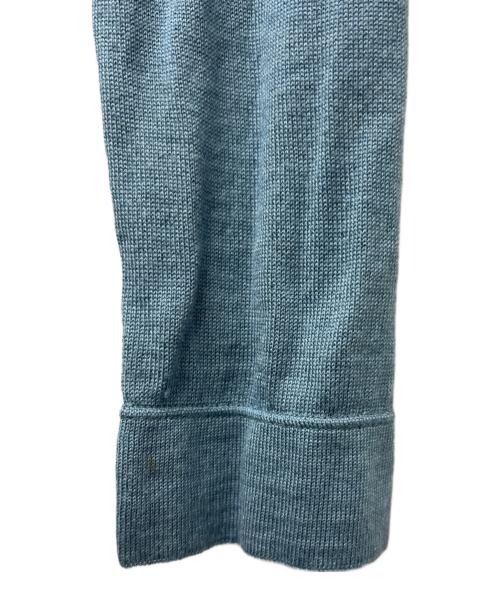 PRADA（プラダ）PRADA (プラダ) シルク混カーディガン スカイブルー サイズ:４０の古着・服飾アイテム