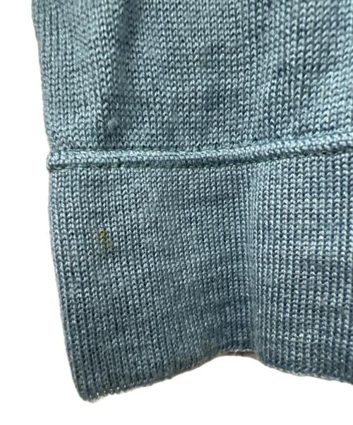 PRADA（プラダ）PRADA (プラダ) シルク混カーディガン スカイブルー サイズ:４０の古着・服飾アイテム