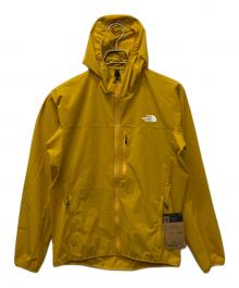 THE NORTH FACE（ザ ノース フェイス）の古着「マウンテンソフトシェルフーディ」｜イエロー