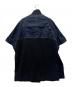 ZARA (ザラ) デニムドッキングポンチョコート ブラック×ブルー サイズ:Ｍ：7000円