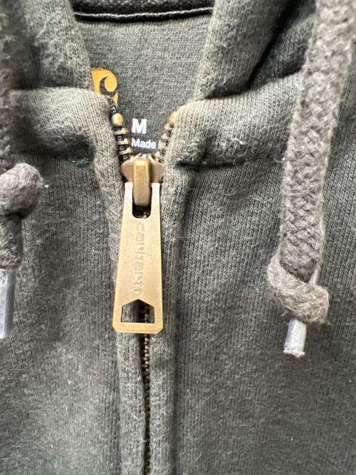 CarHartt（カーハート）CarHartt (カーハート) ジップパーカー グリーン サイズ:Ｍの古着・服飾アイテム