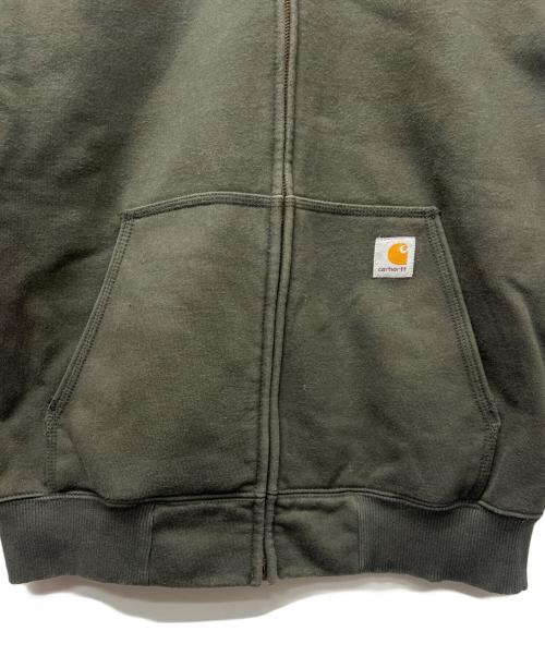 CarHartt（カーハート）CarHartt (カーハート) ジップパーカー グリーン サイズ:Ｍの古着・服飾アイテム