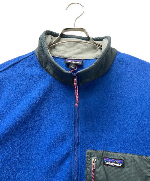 Patagonia（パタゴニア）Patagonia (パタゴニア) マイクロディニ ハーフジップ プルオーバー ブルー×グレー サイズ:ＸＬの古着・服飾アイテム