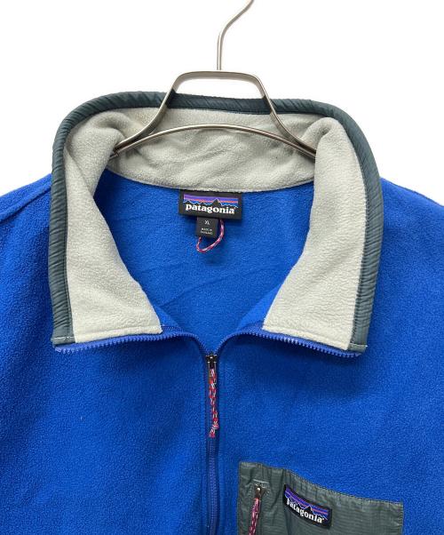 Patagonia（パタゴニア）Patagonia (パタゴニア) マイクロディニ ハーフジップ プルオーバー ブルー×グレー サイズ:ＸＬの古着・服飾アイテム