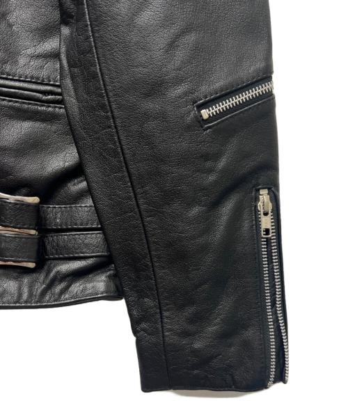Liugoo Leathers（リューグーレザーズ）Liugoo Leathers (リューグーレザーズ) ダブルライダースジャケット ブラック サイズ:４０の古着・服飾アイテム