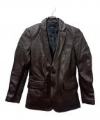 Liugoo Leathersリューグーレザーズ）の古着「レザージャケット」｜ブラウン