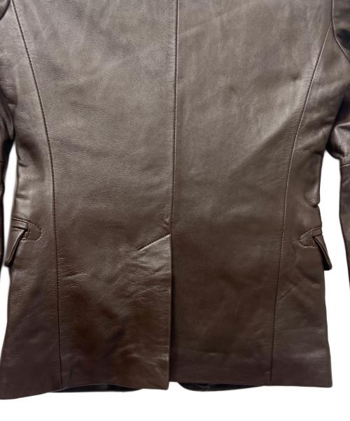 Liugoo Leathers（リューグーレザーズ）Liugoo Leathers (リューグーレザーズ) レザージャケット ブラウン サイズ:Ｓの古着・服飾アイテム