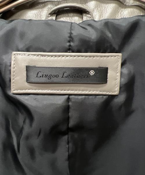 Liugoo Leathers（リューグーレザーズ）Liugoo Leathers (リューグーレザーズ) シングルライダースジャケット グレー サイズ:Ｍの古着・服飾アイテム