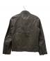 Liugoo Leathers (リューグーレザーズ) シングルライダースジャケット グレー サイズ:Ｍ：9000円