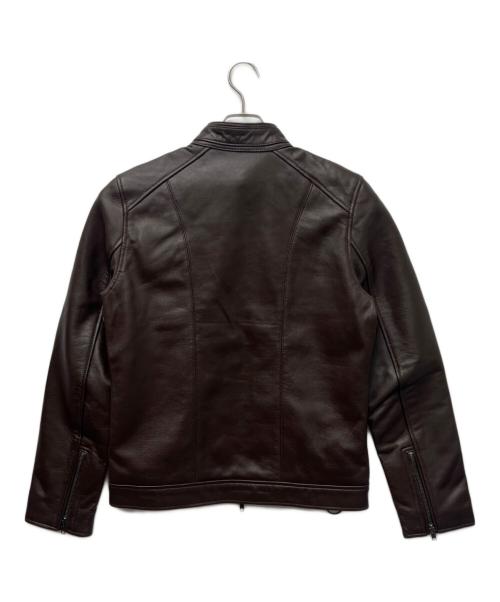 Liugoo Leathers（リューグーレザーズ）Liugoo Leathers (リューグーレザーズ) シングルライダースジャケット ブラウン サイズ:Ｍの古着・服飾アイテム