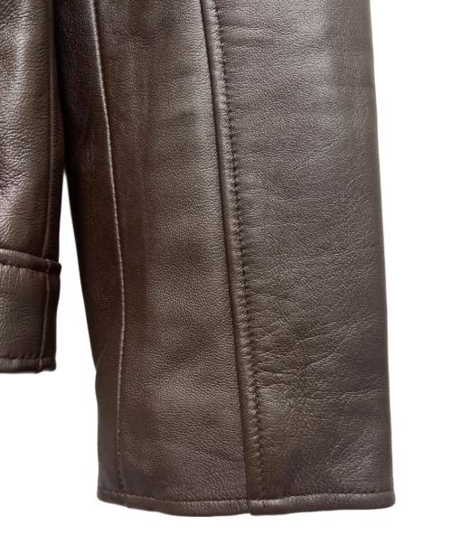 Liugoo Leathers（リューグーレザーズ）Liugoo Leathers (リューグーレザーズ) シングルライダースジャケット ブラウン サイズ:Ｍの古着・服飾アイテム