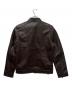 Liugoo Leathers (リューグーレザーズ) シングルライダースジャケット ブラウン サイズ:Ｍ：10000円