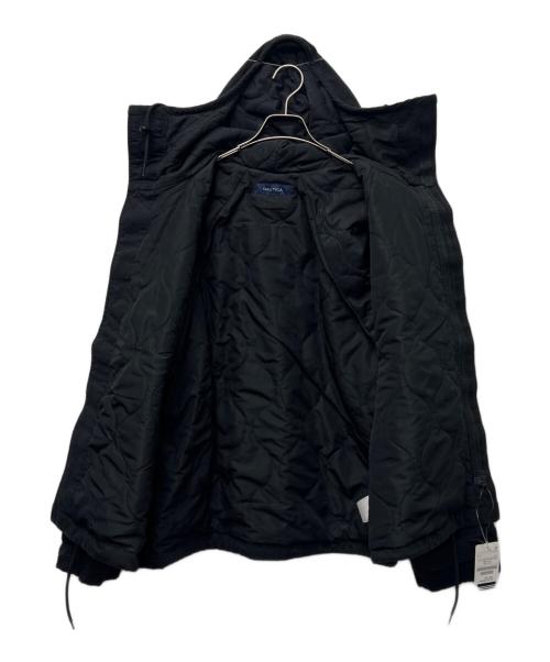NAUTICA（ノーティカ）NAUTICA (ノーティカ) 中綿キルトショートブルゾン ブラック サイズ:Ｌの古着・服飾アイテム