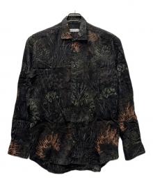 ETRO（エトロ）の古着「プリントシャツ」｜ブラウン