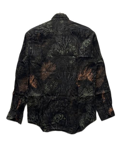ETRO（エトロ）ETRO (エトロ) プリントシャツ ブラウン サイズ:Ｍの古着・服飾アイテム