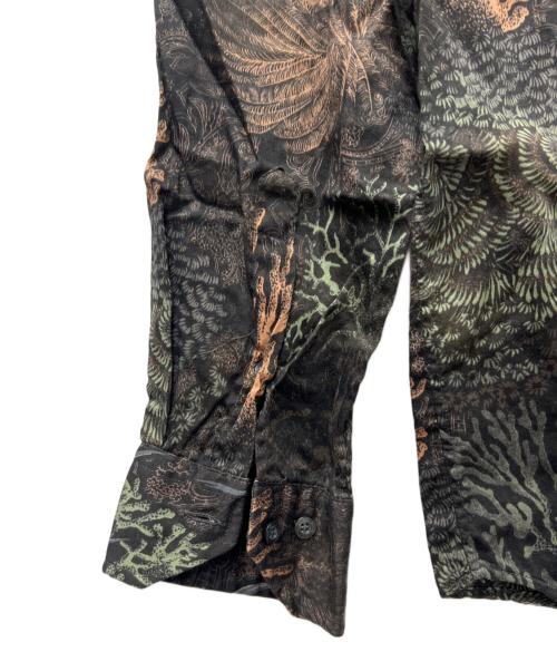 ETRO（エトロ）ETRO (エトロ) プリントシャツ ブラウン サイズ:Ｍの古着・服飾アイテム