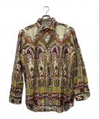 ETROエトロ）の古着「プリントシャツ」｜クリーム×ボルドー