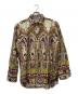 ETRO（エトロ）の古着「プリントシャツ」｜クリーム×ボルドー