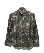 ETROエトロ）の古着「プリントシャツ」｜グリーン×パープル