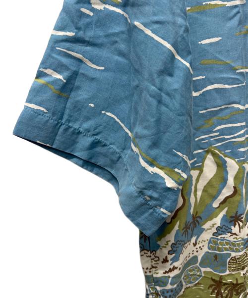 Patagonia（パタゴニア）Patagonia (パタゴニア) アロハシャツ ブルー×ホワイト サイズ:Ｓの古着・服飾アイテム