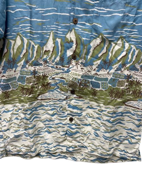 Patagonia（パタゴニア）Patagonia (パタゴニア) アロハシャツ ブルー×ホワイト サイズ:Ｓの古着・服飾アイテム