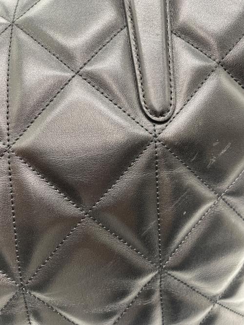 COACH（コーチ）COACH (コーチ) キルティングチェーントートバッグ ブラックの古着・服飾アイテム