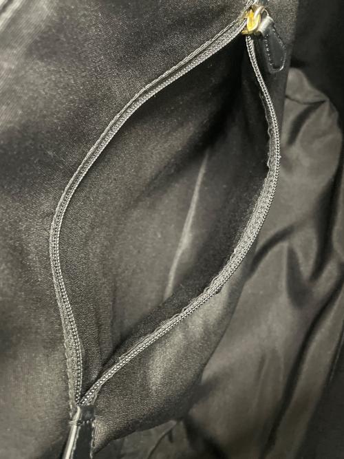 COACH（コーチ）COACH (コーチ) キルティングチェーントートバッグ ブラックの古着・服飾アイテム