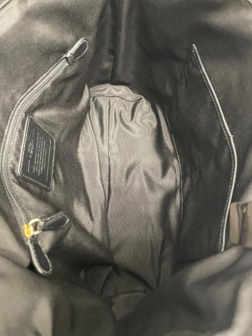 COACH（コーチ）COACH (コーチ) キルティングチェーントートバッグ ブラックの古着・服飾アイテム