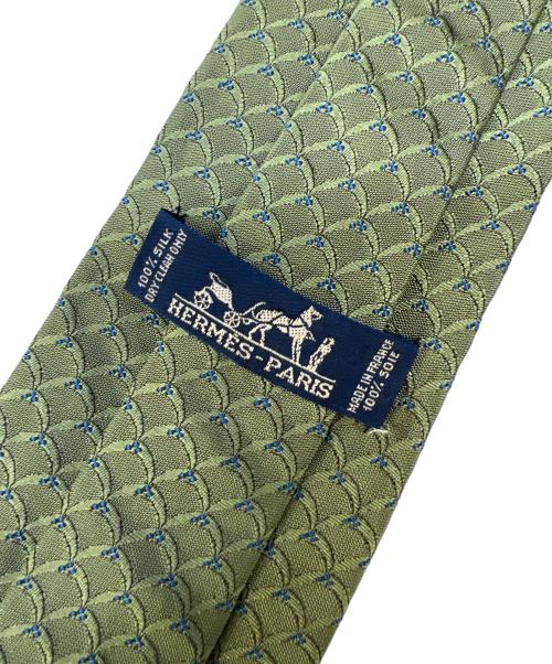 HERMES（エルメス）HERMES (エルメス) ネクタイ グリーン サイズ:-の古着・服飾アイテム