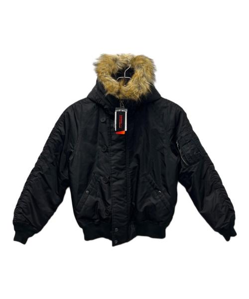 AVIREX（アヴィレックス）AVIREX (アヴィレックス) N-2B COMMERCIAL N-2B ブラック サイズ:Ｌの古着・服飾アイテム
