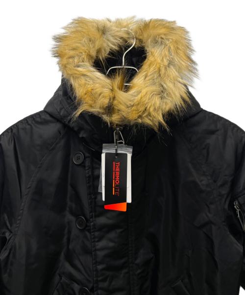 AVIREX（アヴィレックス）AVIREX (アヴィレックス) N-2B COMMERCIAL N-2B ブラック サイズ:Ｌの古着・服飾アイテム